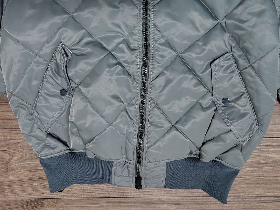 【極美品】ALPHA × monkeytime キルテッドサイドジップ MA―1