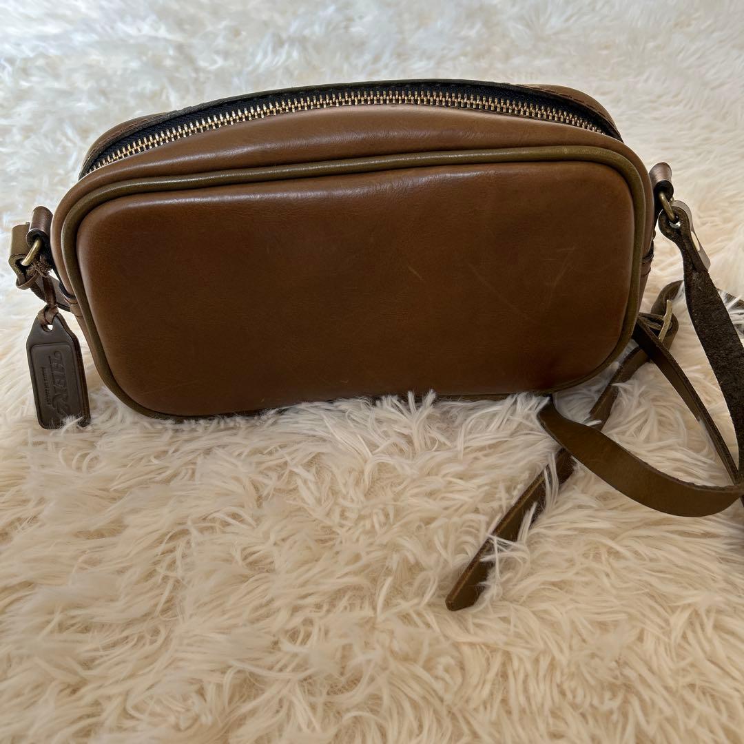 レア美品】HERZヘルツ CP 35 ふっくらショルダー グリーンベージュ