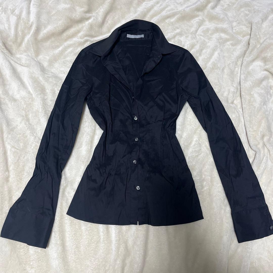 ダークコア y2k 黒シャツ セオリー 平成ギャル ホラゲcoquette - メルカリ