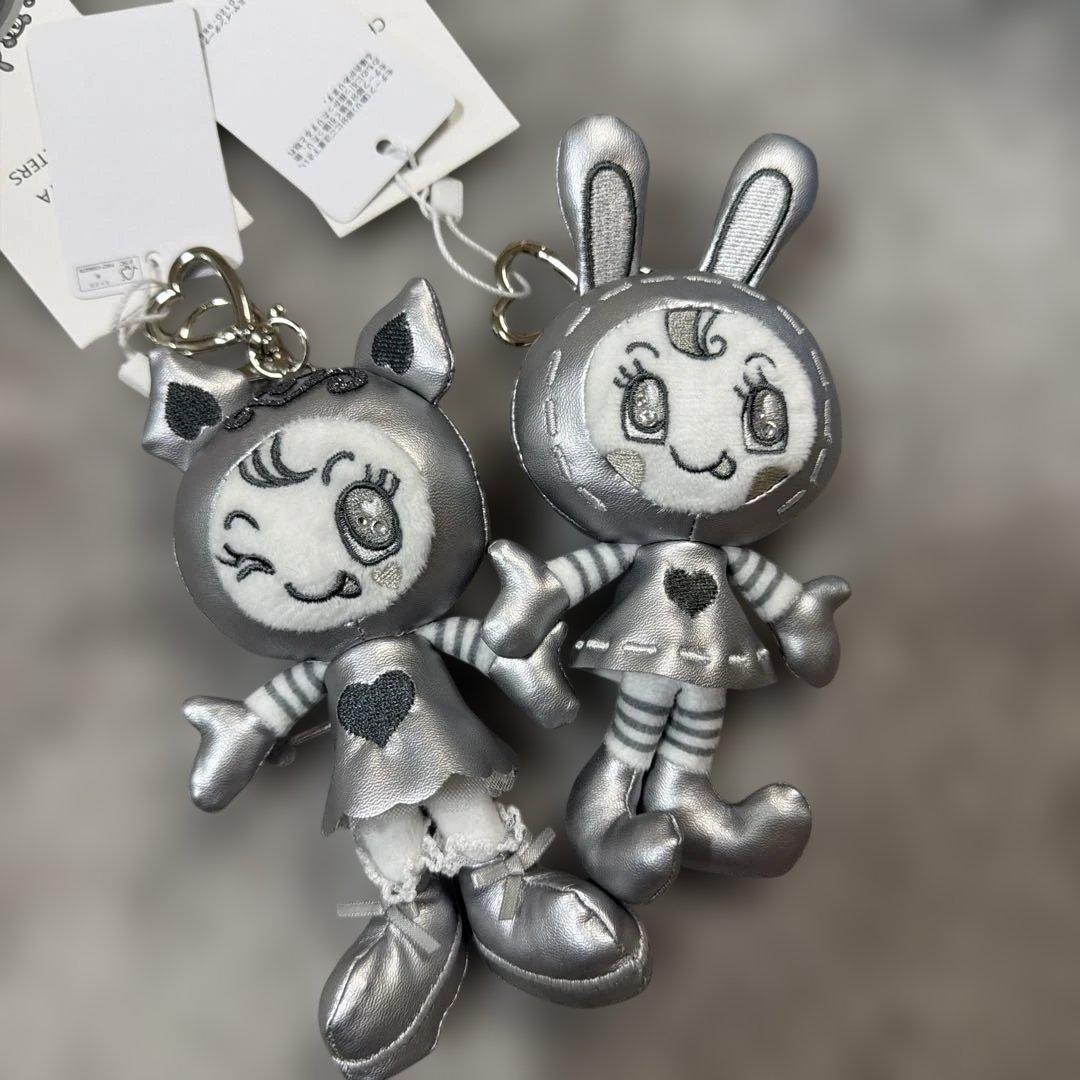 メゾピアノ ベリエちゃん デビリーちゃん セットシルバーぬいぐるみ