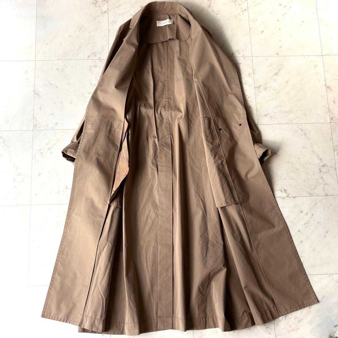 美品 CYCLAS 定価19万 綿100% ベルト付 トレンチコート シクラス