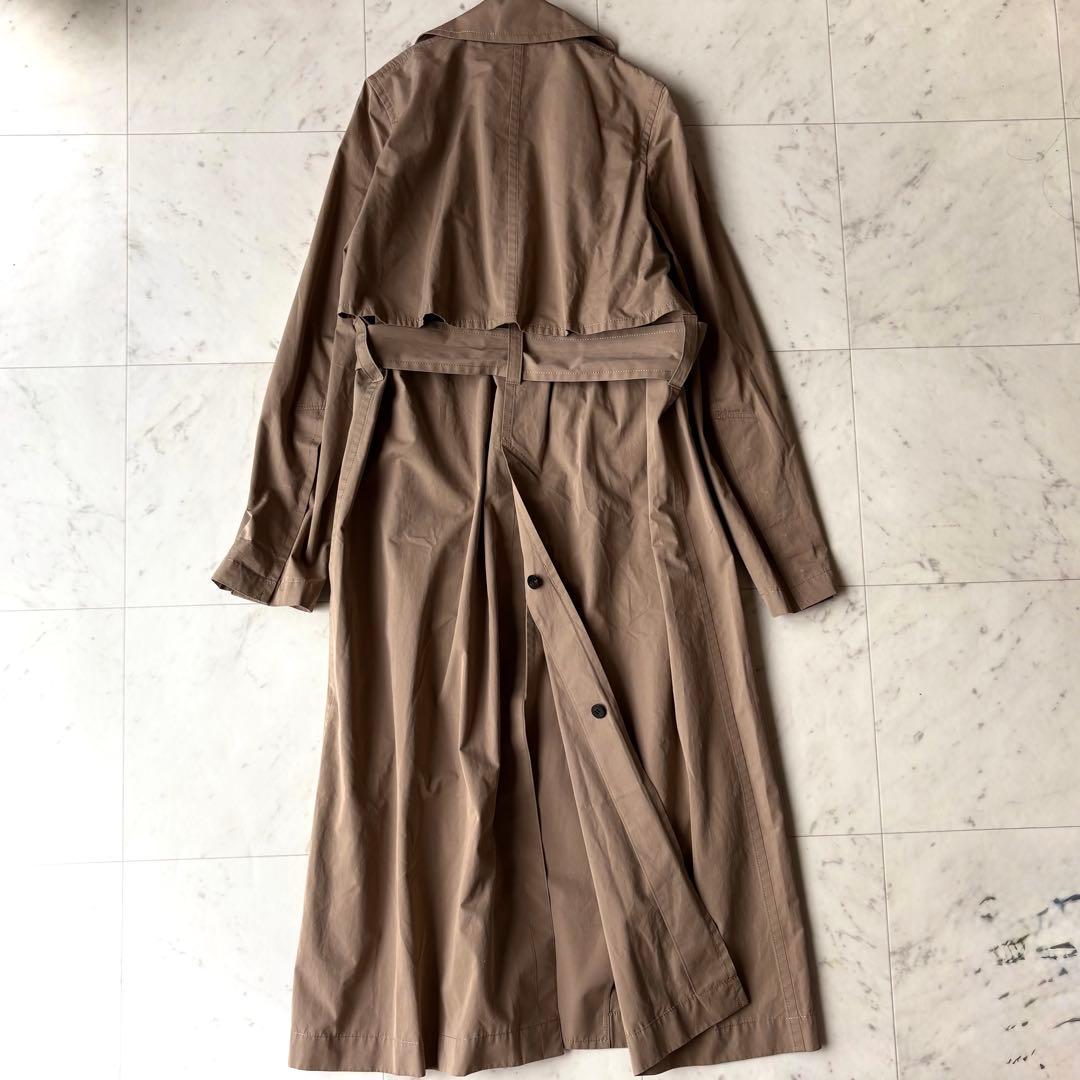 美品 CYCLAS 定価19万 綿100% ベルト付 トレンチコート シクラス