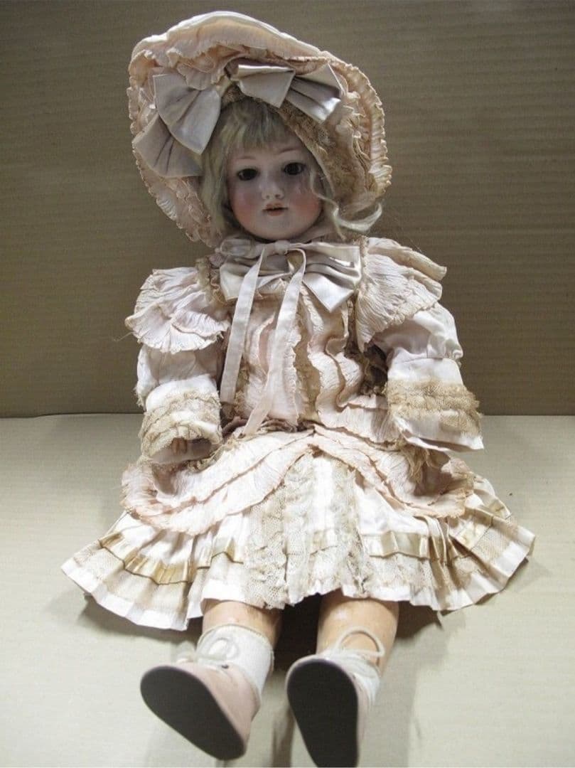 アーモンドマルセル アンティークビスクドール 約59cm - メルカリ