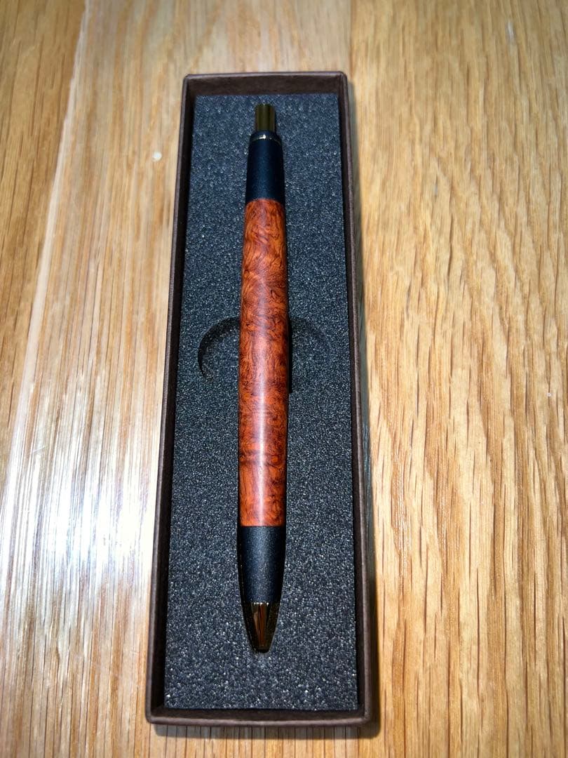 ☆新品未使用☆ボナンペン 本花梨瘤 真鍮金具 野原工芸似 0.5mp - メルカリ