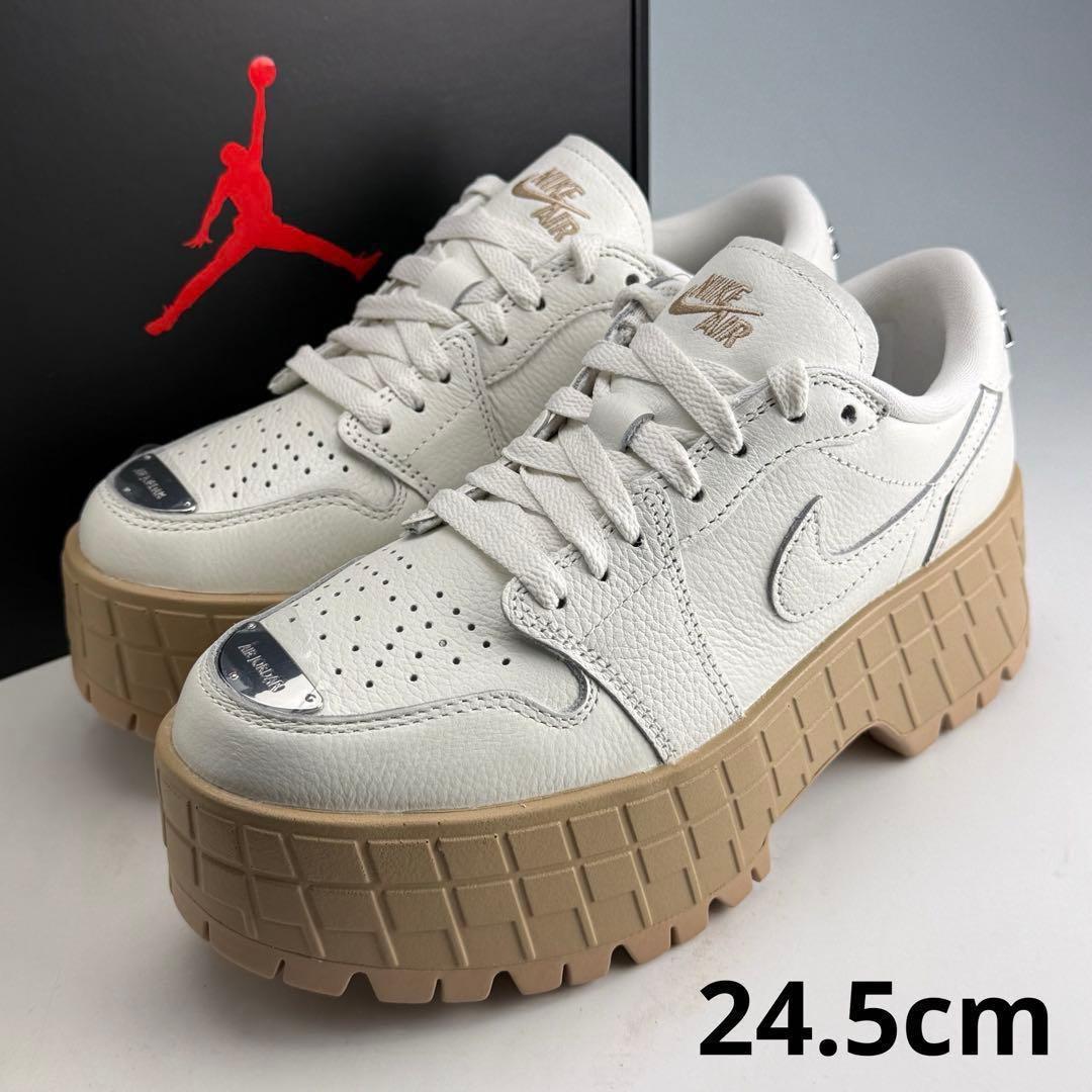 24.5cm ナイキ ウィメンズ エアジョーダン1 ブルックリン ロー 白