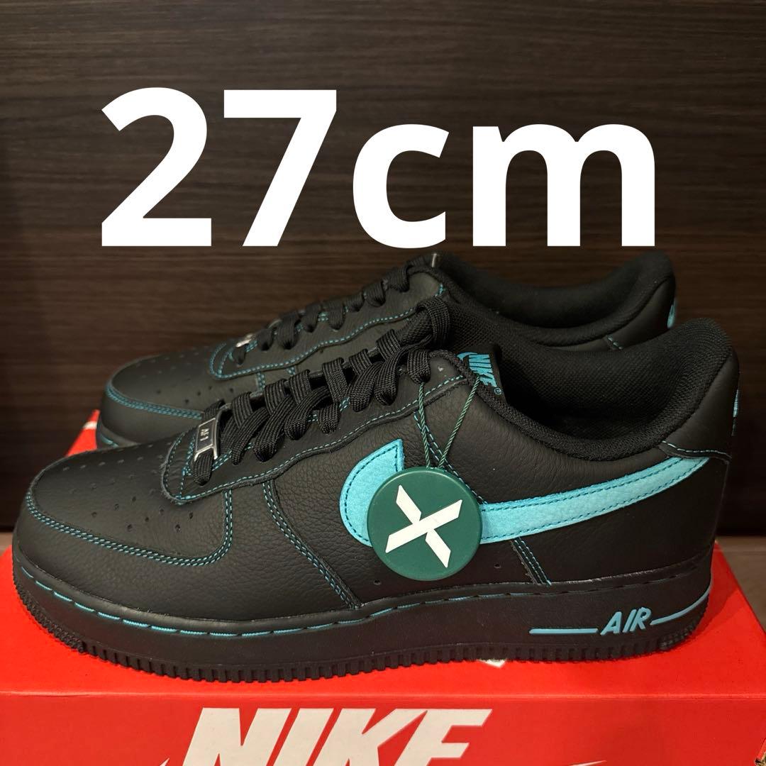 Nike Air Force 1 Lowブラックティファニー27cm鑑定済正規品 - メルカリ