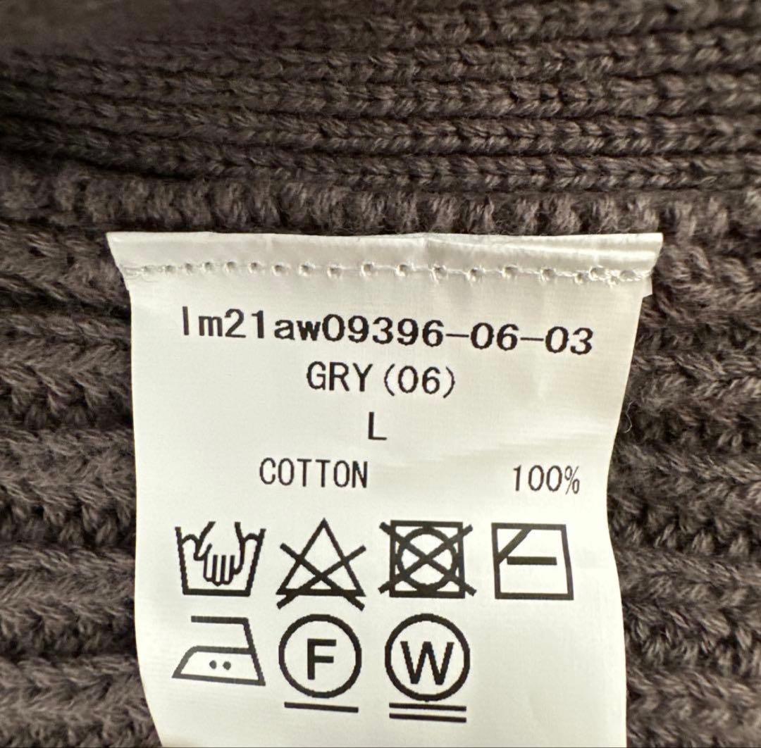 LIDNM OVERSIZED 7G AZE KNIT L - メルカリ