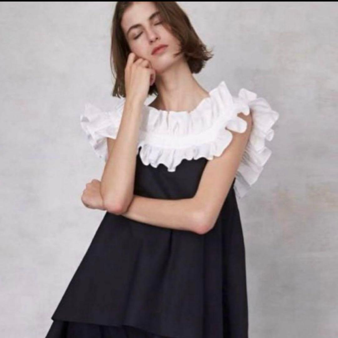 シーニュcygne フリルAライントップス Ginette 美品 - メルカリ