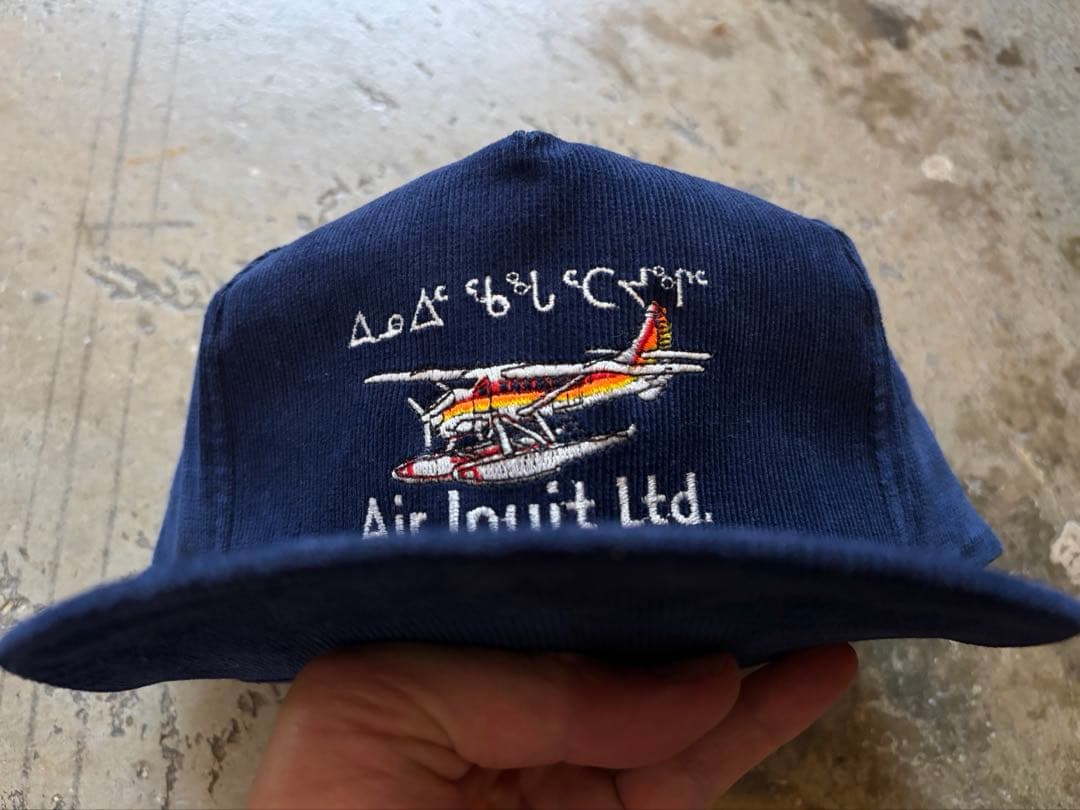 激レア USA デッドストック コーデュロイ 企業系 トラッカーキャップ