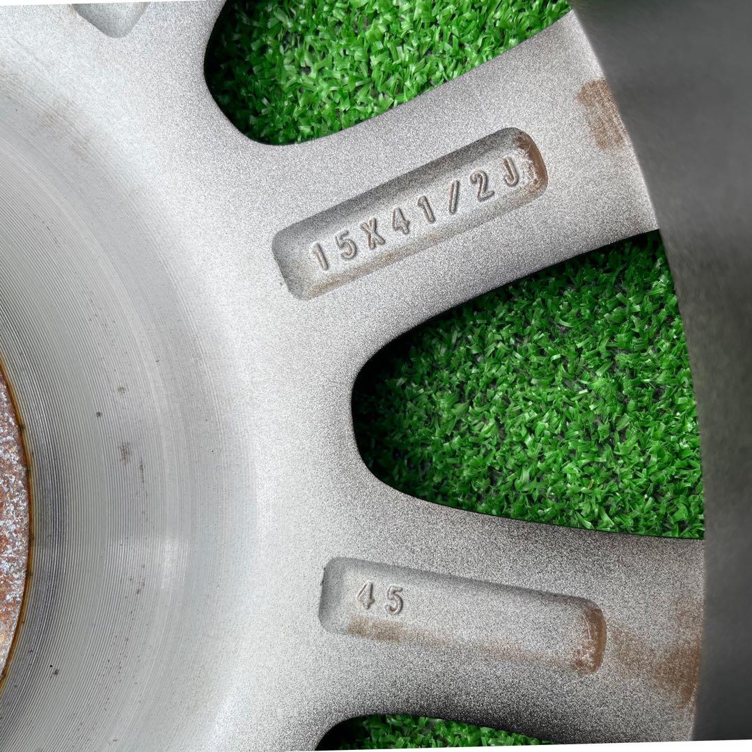 ホンダ N-BOX カスタム純正15インチ　4.5J +45 4H-100 中古