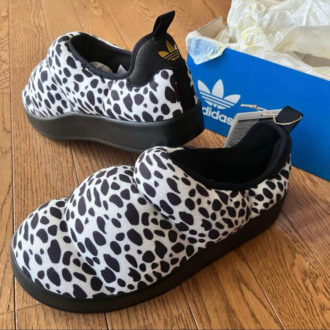 adidas PUFFYLETTE パフィレッタ アニマル柄 ダルメシアン - メルカリ