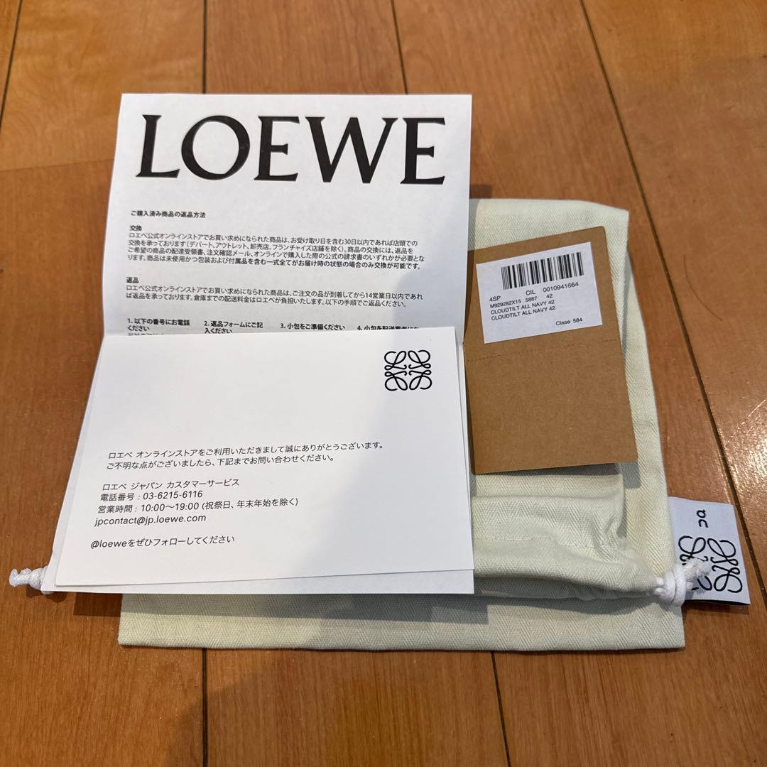 LOEWE On ネイビー スニーカー　42