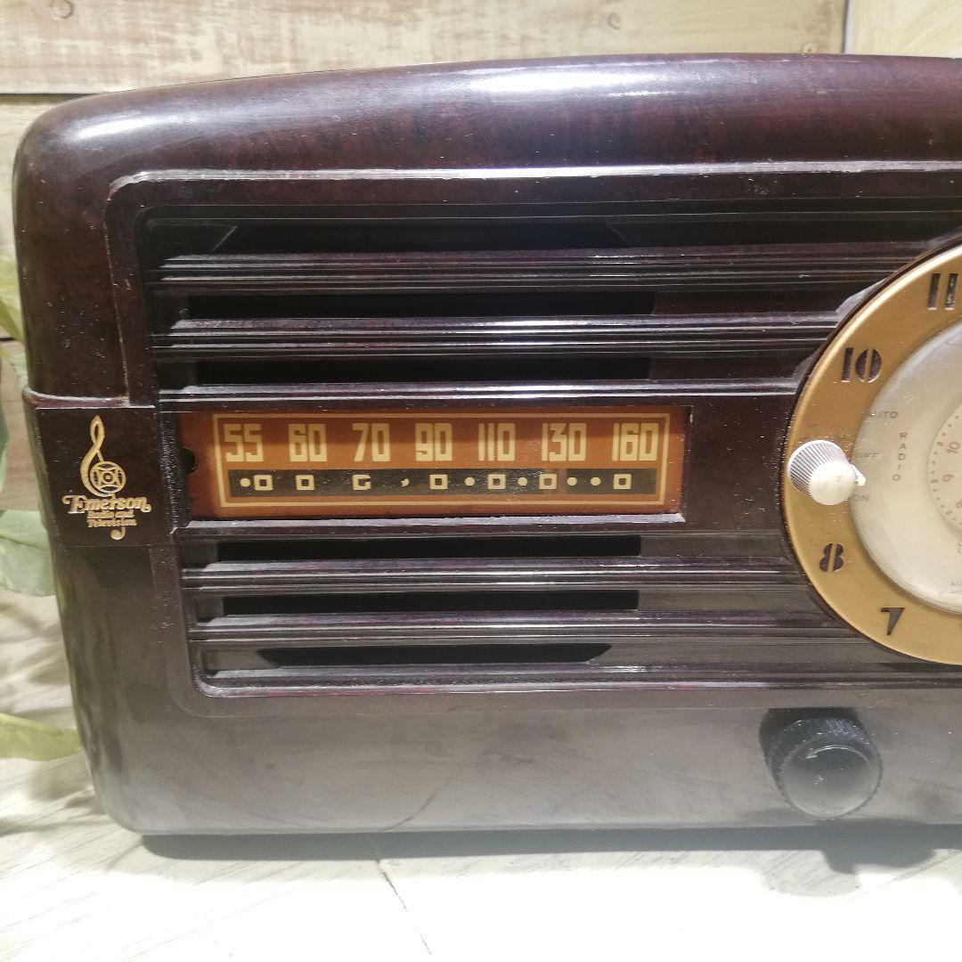 M♢希少 50s エマーソン社製 真空管ラジオ - メルカリ
