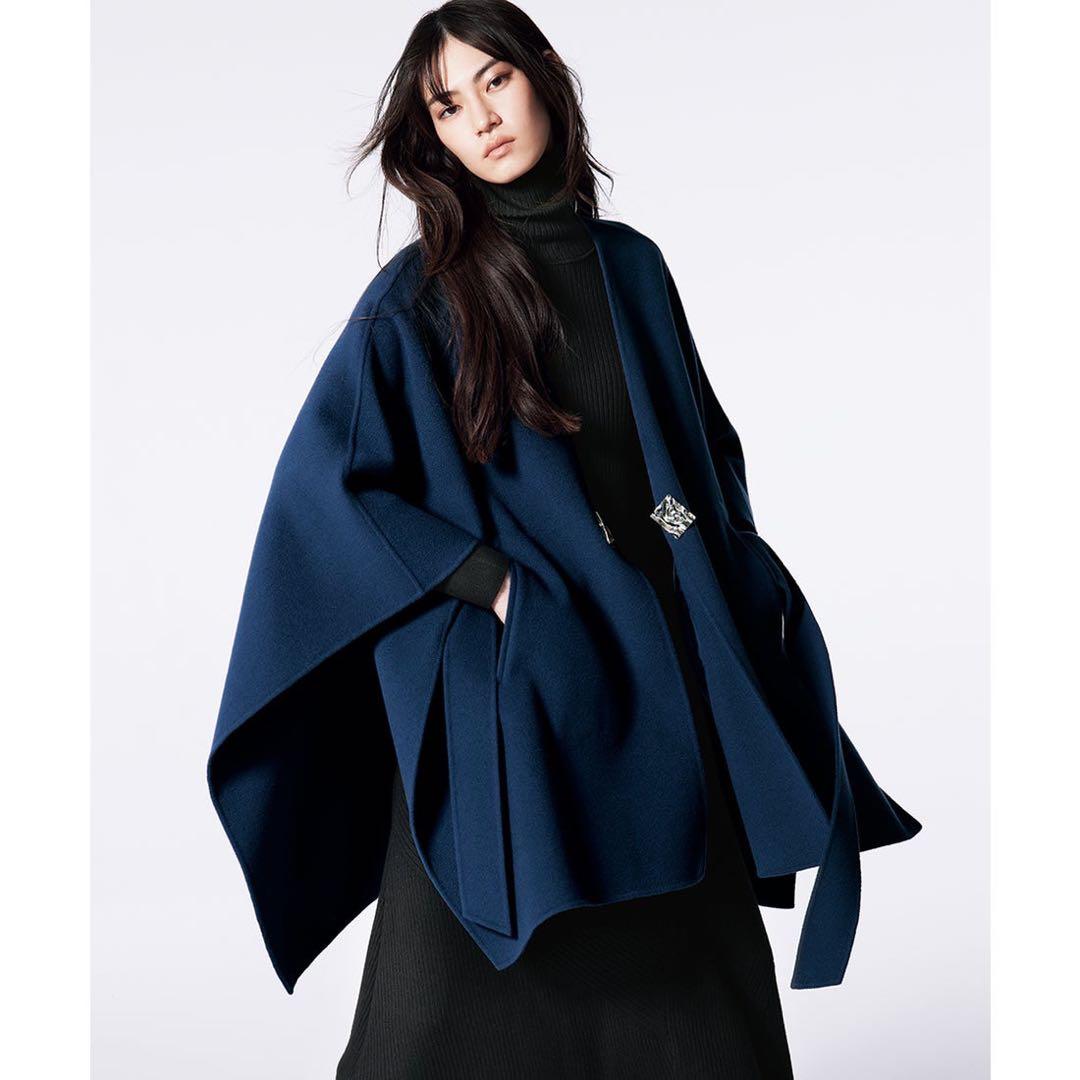 ICB ウールリバー ポンチョ ブルーグレー サイズ4 M 新品 - メルカリ