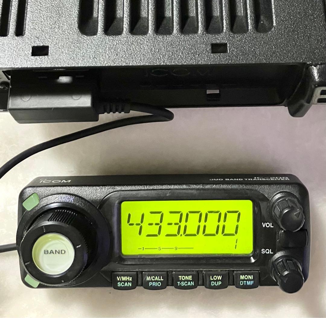 ICOM IC-208D ハイパワー50w アマチュア無線機 モービル機 無線機