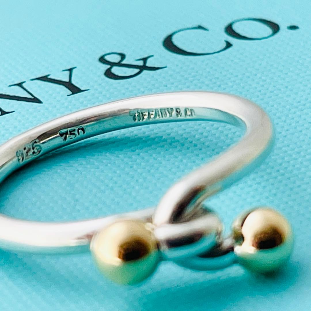 正規品】12号 ティファニー フック＆アイ K18xSV ゴールド 750 - メルカリ