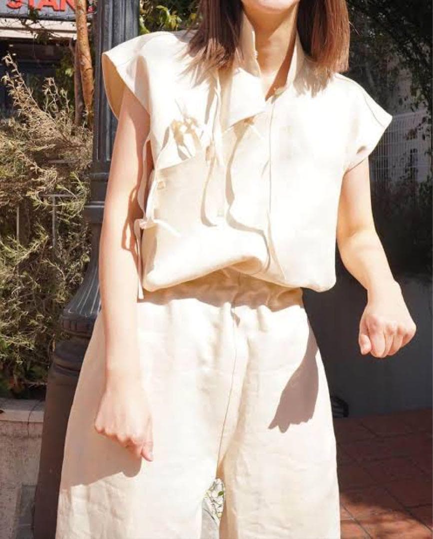 jun mikami コンビネゾン オールインワン リネン