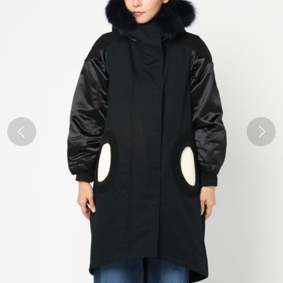 美品✨ツモリチサト アマモールモッズコート フォックスファー