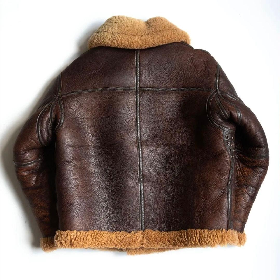 希少】英国空軍AVIATION LEATHER40 アーヴィン イングランド製