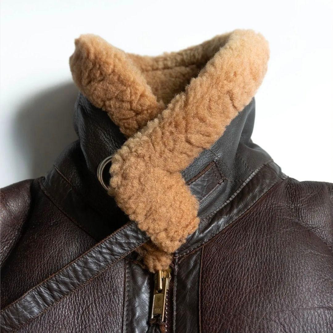 希少】英国空軍AVIATION LEATHER40 アーヴィン イングランド製