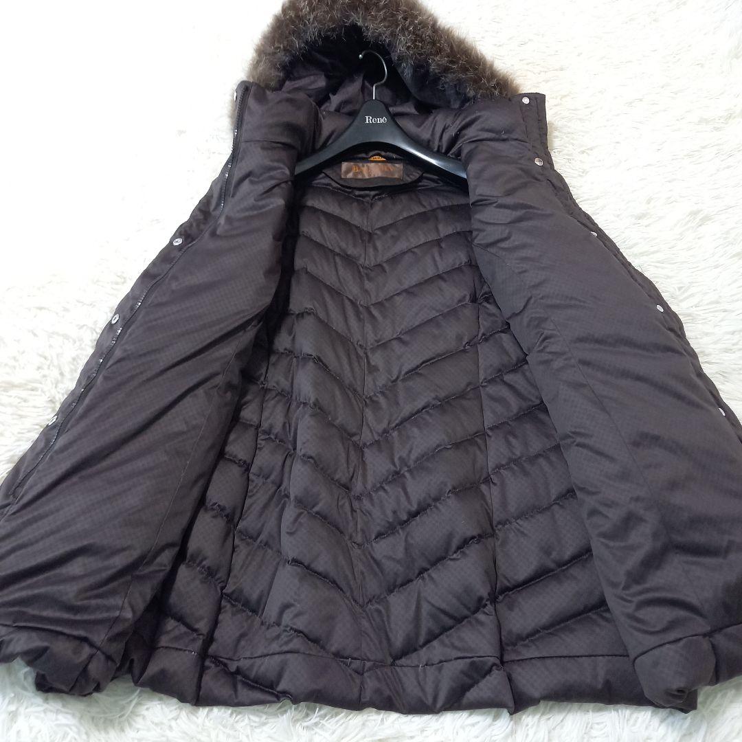 バルマン 2way 3way ダウンジャケットコート フォックスファー ○美品