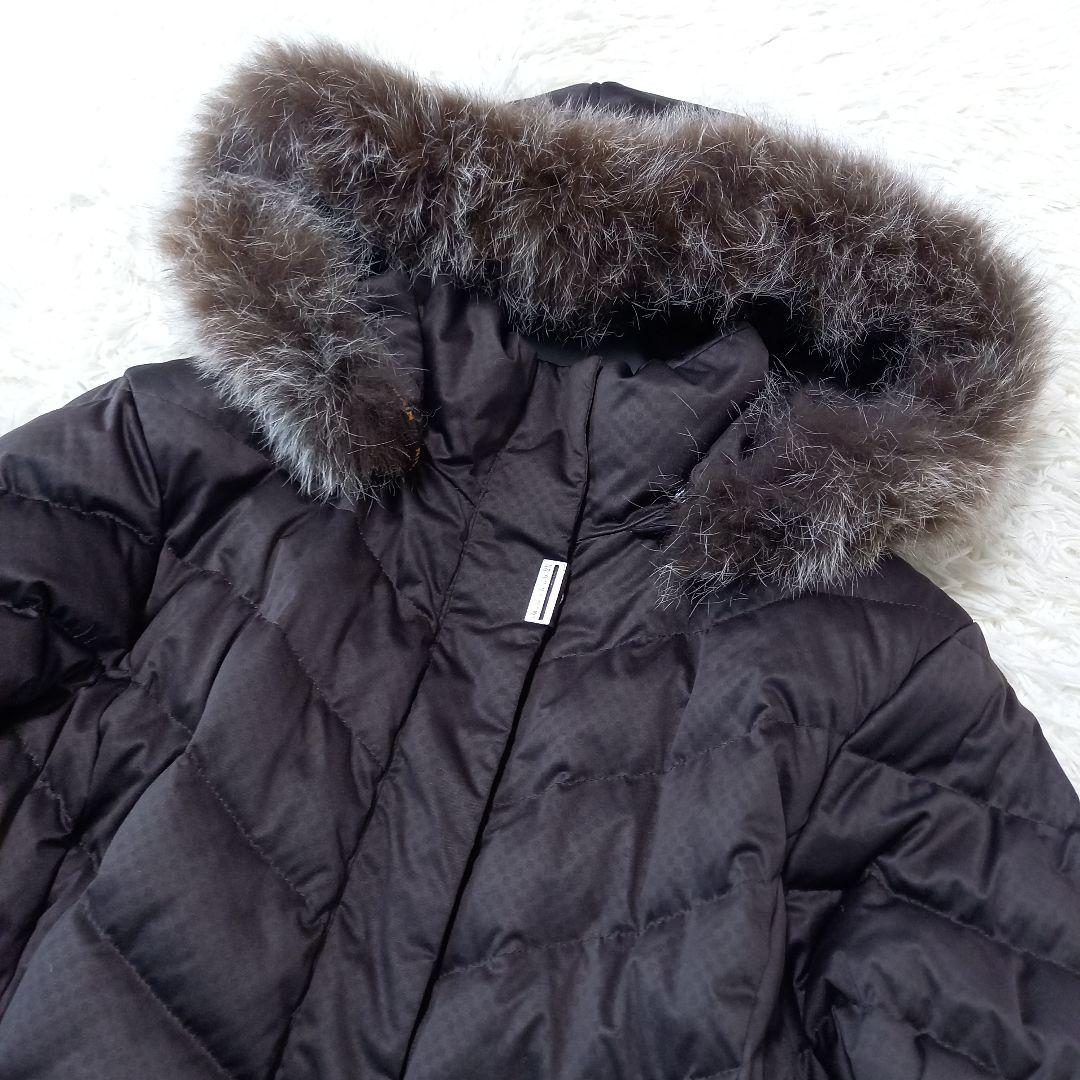 バルマン 2way 3way ダウンジャケットコート フォックスファー ○美品