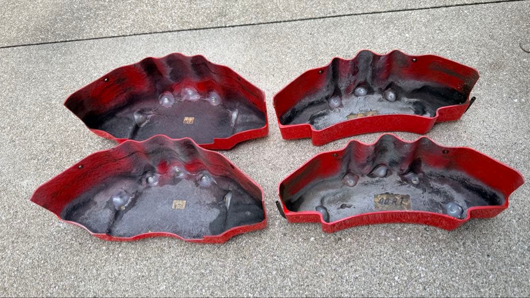 FUGA ブレーキキャリパー レッド 4個セット ウェーバースポーツ - メルカリ