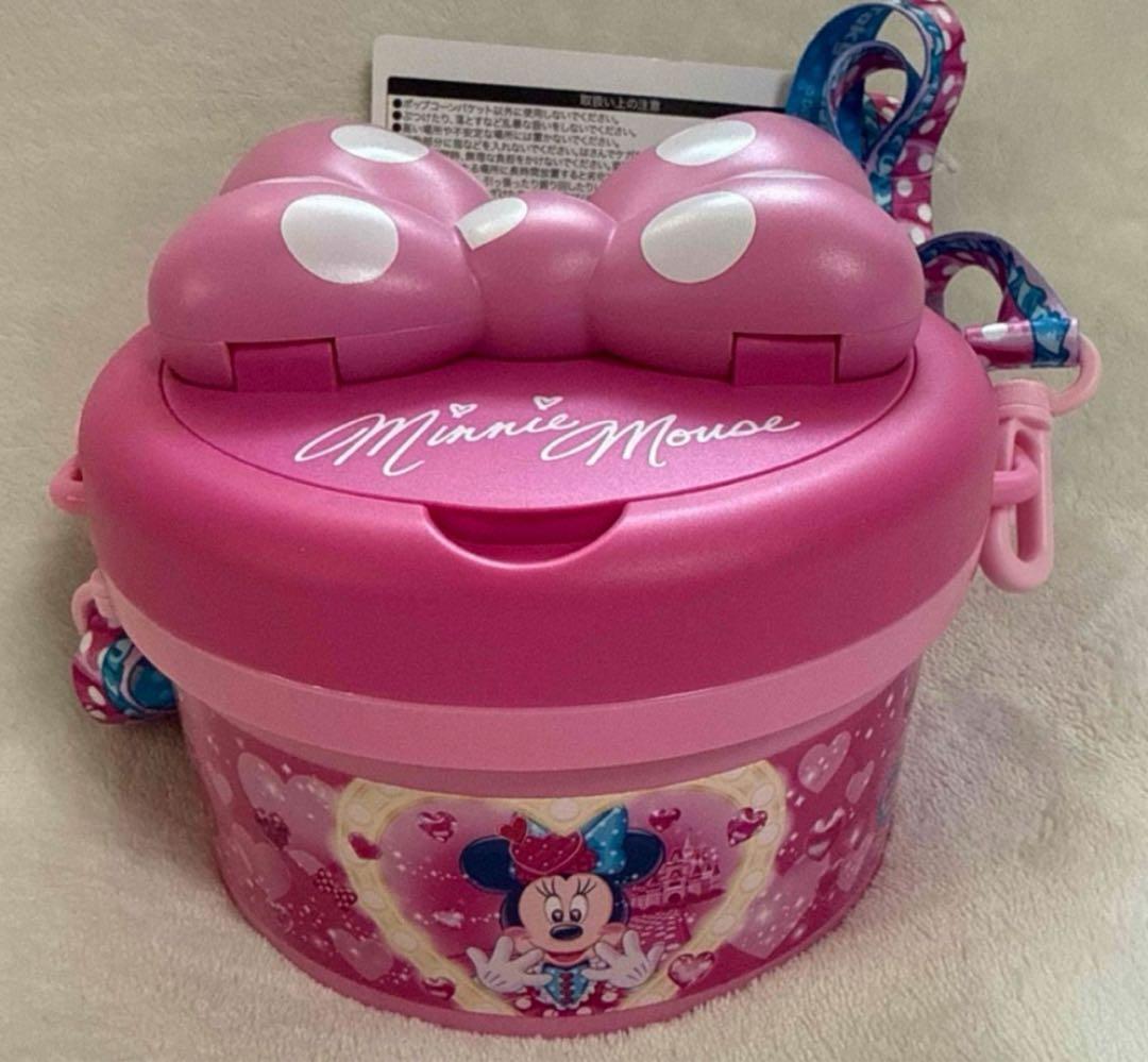 東京ディズニーランド　ミニーのファンダーランド　ポップコーンバケット ミニーのファンダーランド」ポップコーンバケット買ってみた！ リボン