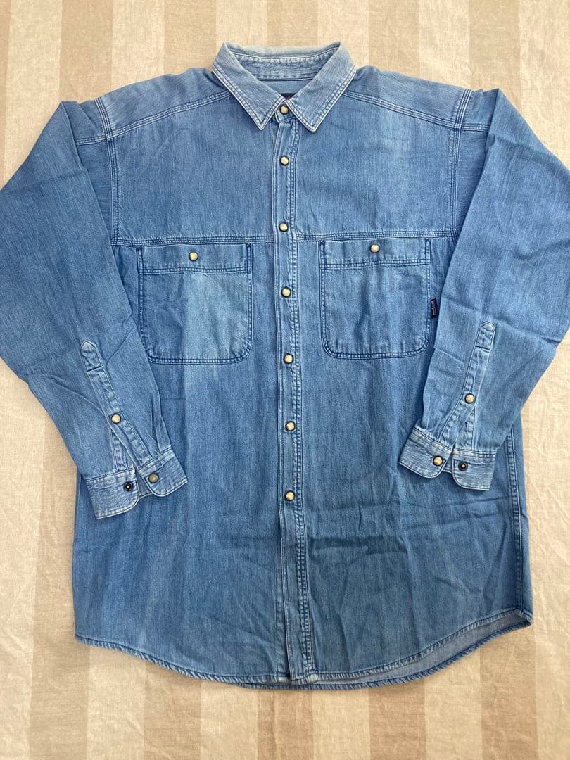 パタゴニア メンズ・カラード・リングスパン・シャツ Indigo M 90's