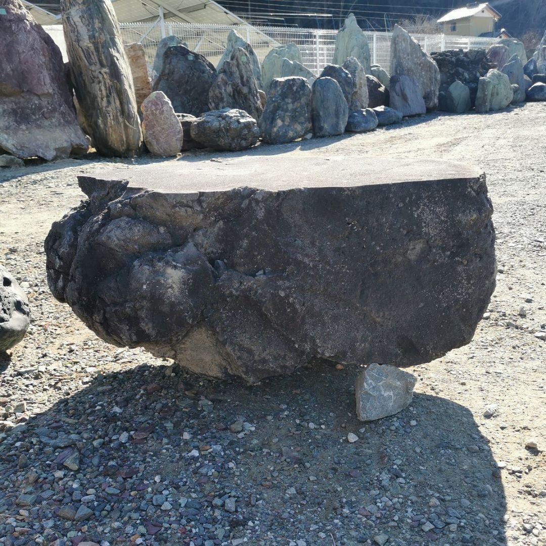 浅間 溶岩石 台石 155キロ 庭石 石 鑑賞石 庭 坪庭 ガーデニング