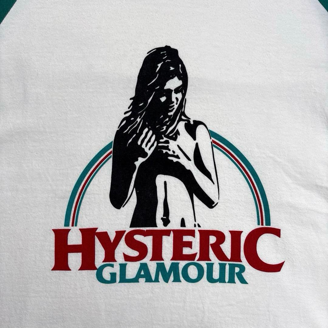 ヒステリックグラマー ラグランTシャツ 七分袖 ヒスガール コムドット