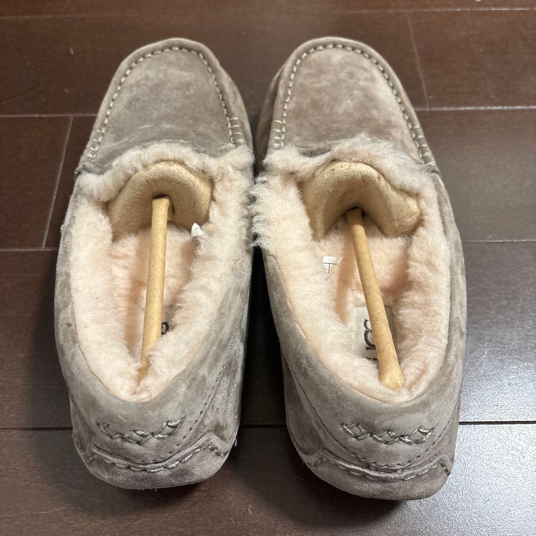 【レア カラー】UGG アグ　アンスレー ムートン モカシン US6 23