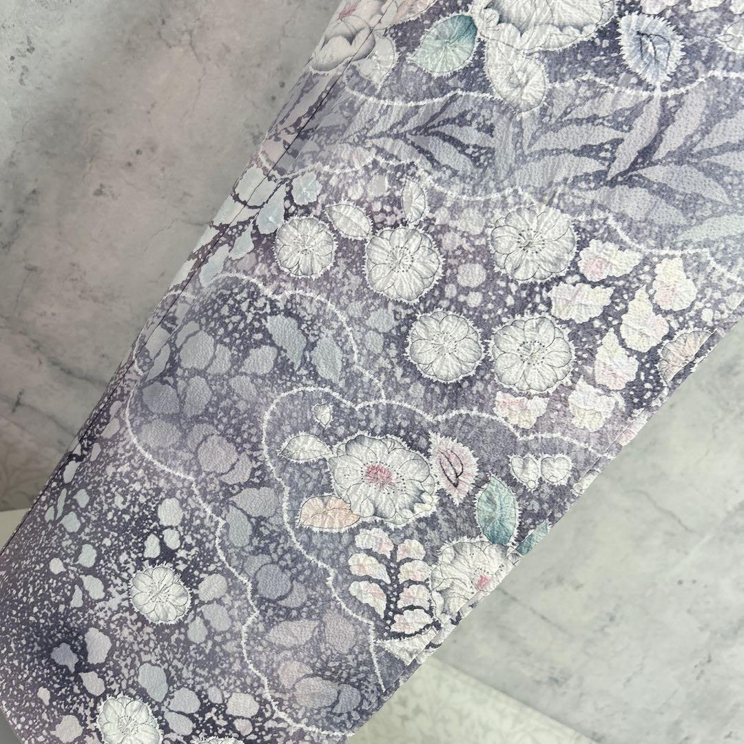 訪問着フルセット　辻ヶ花　翠山工房　着物　正絹　薄紫　華やか　大人可愛い