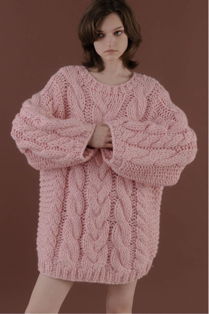the toe Marais Handmade Knit ピンク - メルカリ