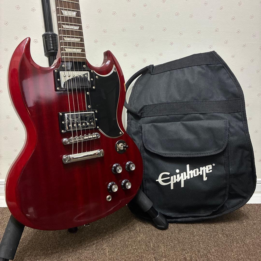 ソフトケース付き】エピフォン SG epiphone 赤 【2006年製】 - メルカリ