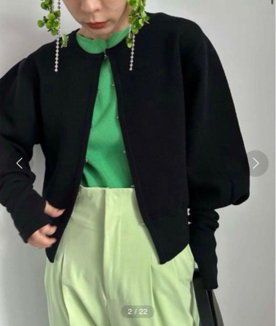 Ameri UND REVERSIBLE KNIT CARDIGAN - メルカリ