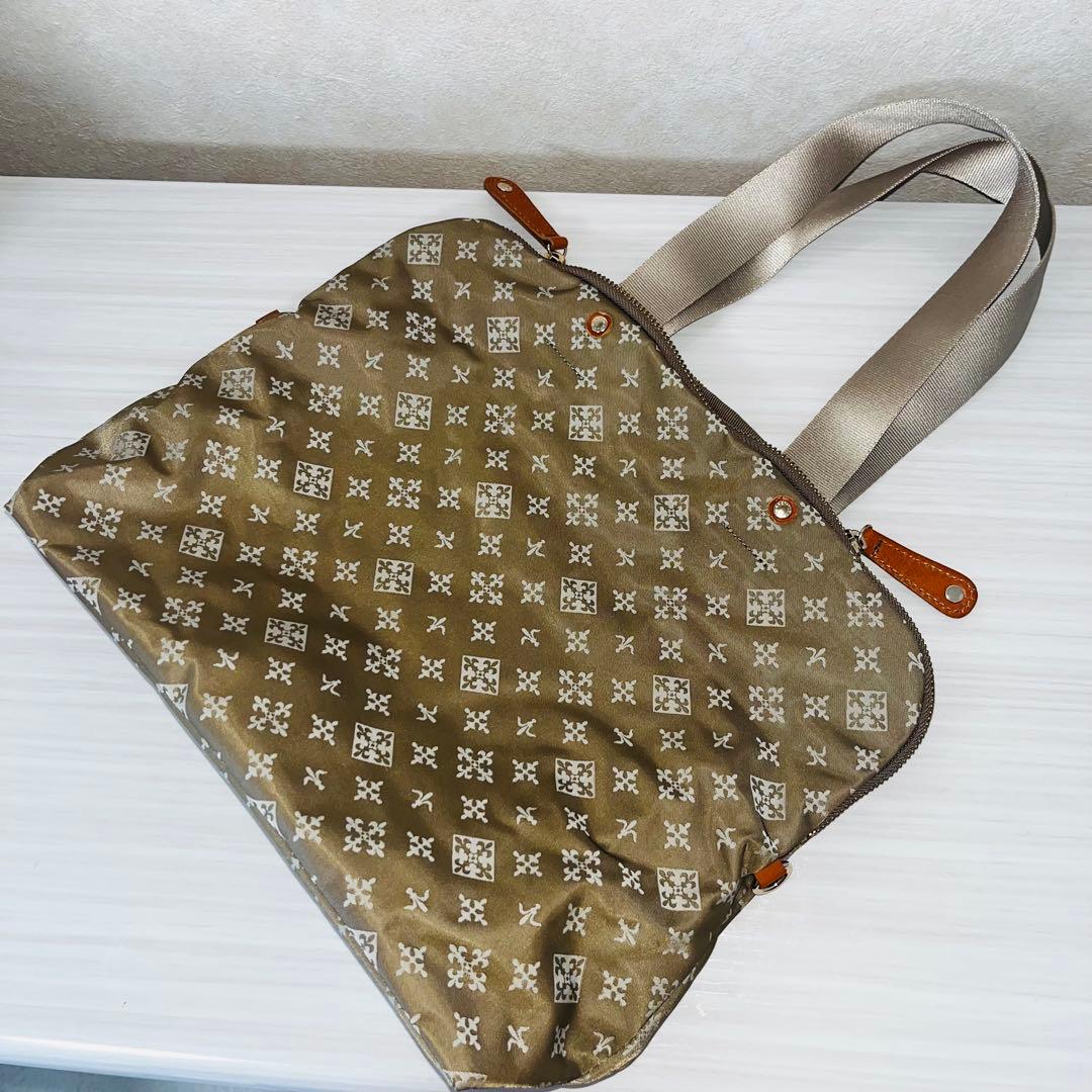 新品 russet 2way レザー ボストンバッグ インナーバッグ付 オレンジ