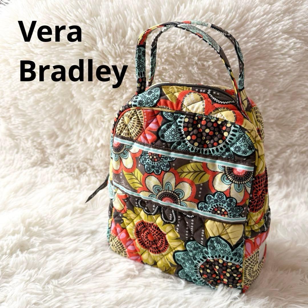 ヴェラブラッドリー 花柄 キルティング ランチトート トートバッグ