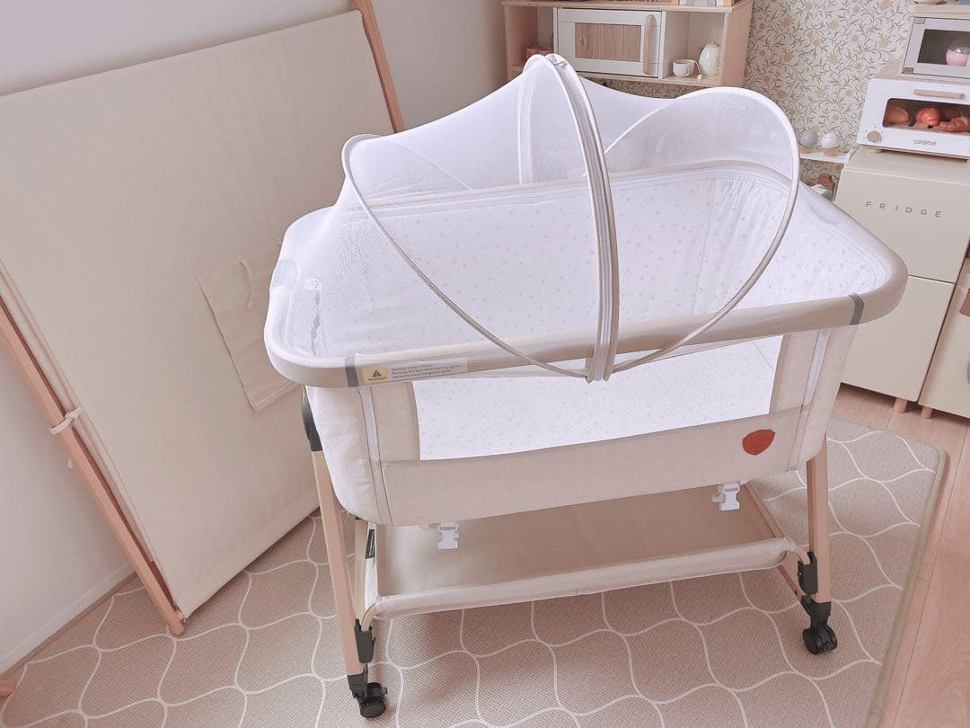 2023年新型ベビーベッド HZDMJ hzdmj ベビーベッド 折りたたみ 添い寝ベッド 揺りかご 赤ちゃん 高さ