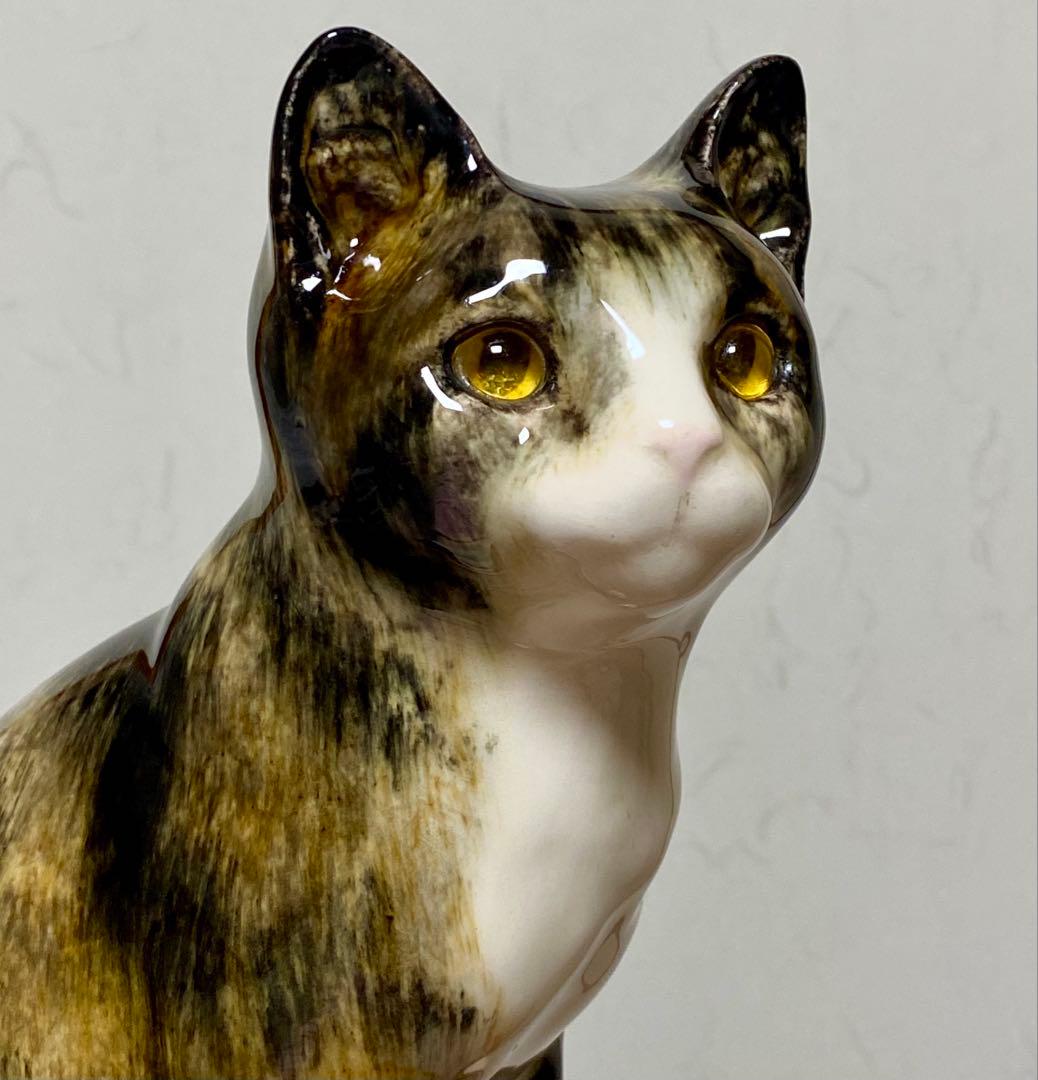 モデルNo.26 ウィンスタンレイキャット 初期作品 キジトラ猫 貫入無し