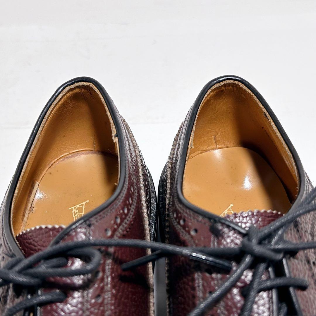 極美品☆REGAL 2585 ウイングチップ シボ革 メダリオン 24.5cm - メルカリ