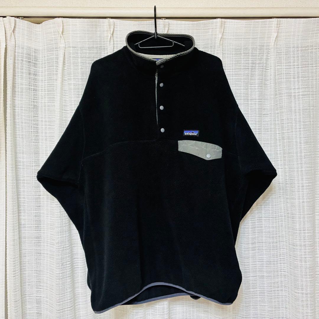 美品】patagonia パタゴニア シンチラ スナップt ブラック 野村周平