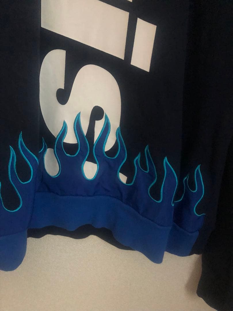 シーズン品 希少XLブリストル FCRB FIRE FLAME BIG LOGO - メルカリ