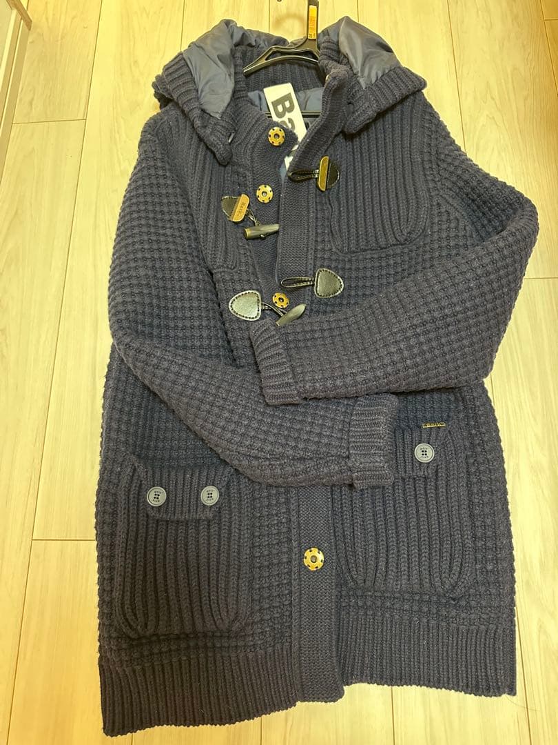 Bark ネイビー ダッフルコート