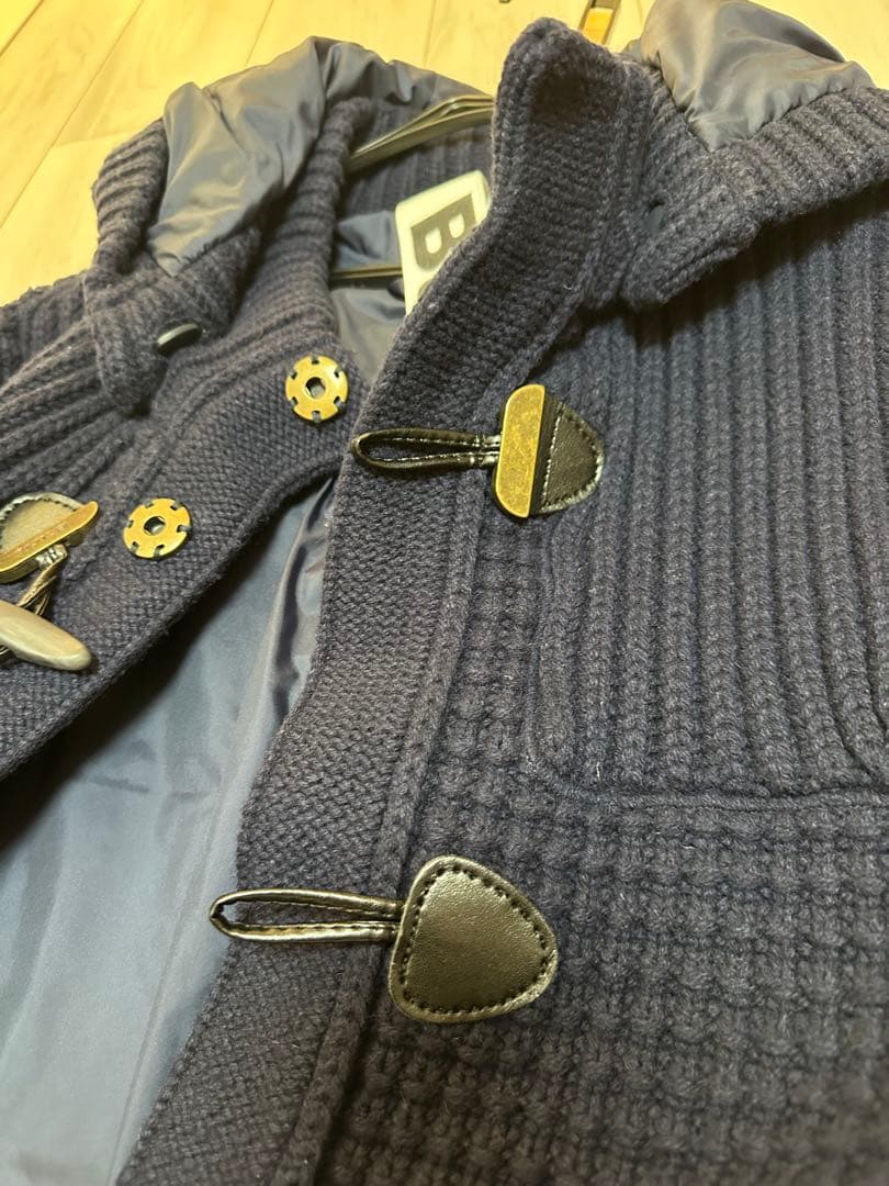 Bark ネイビー ダッフルコート