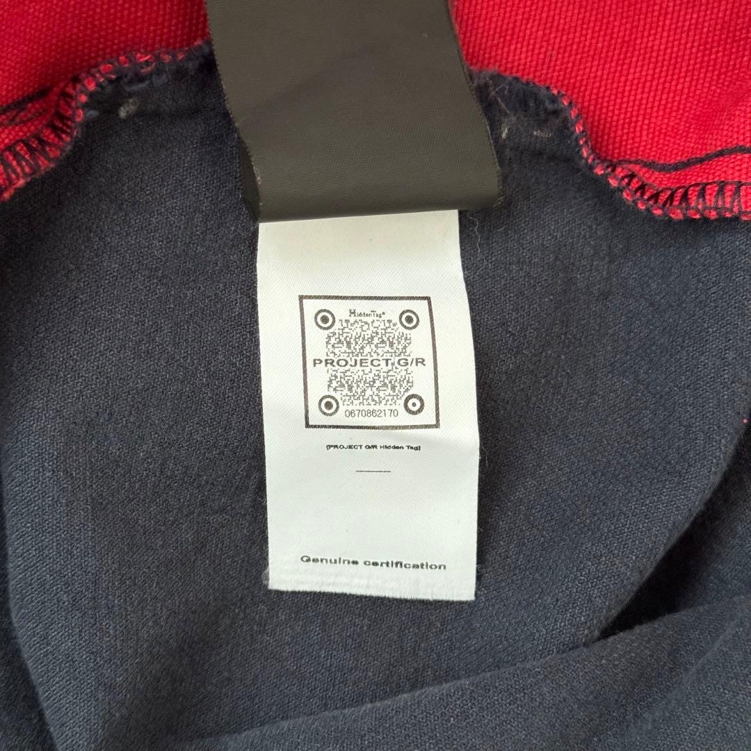 project gr polo parody shirts navy - メルカリ