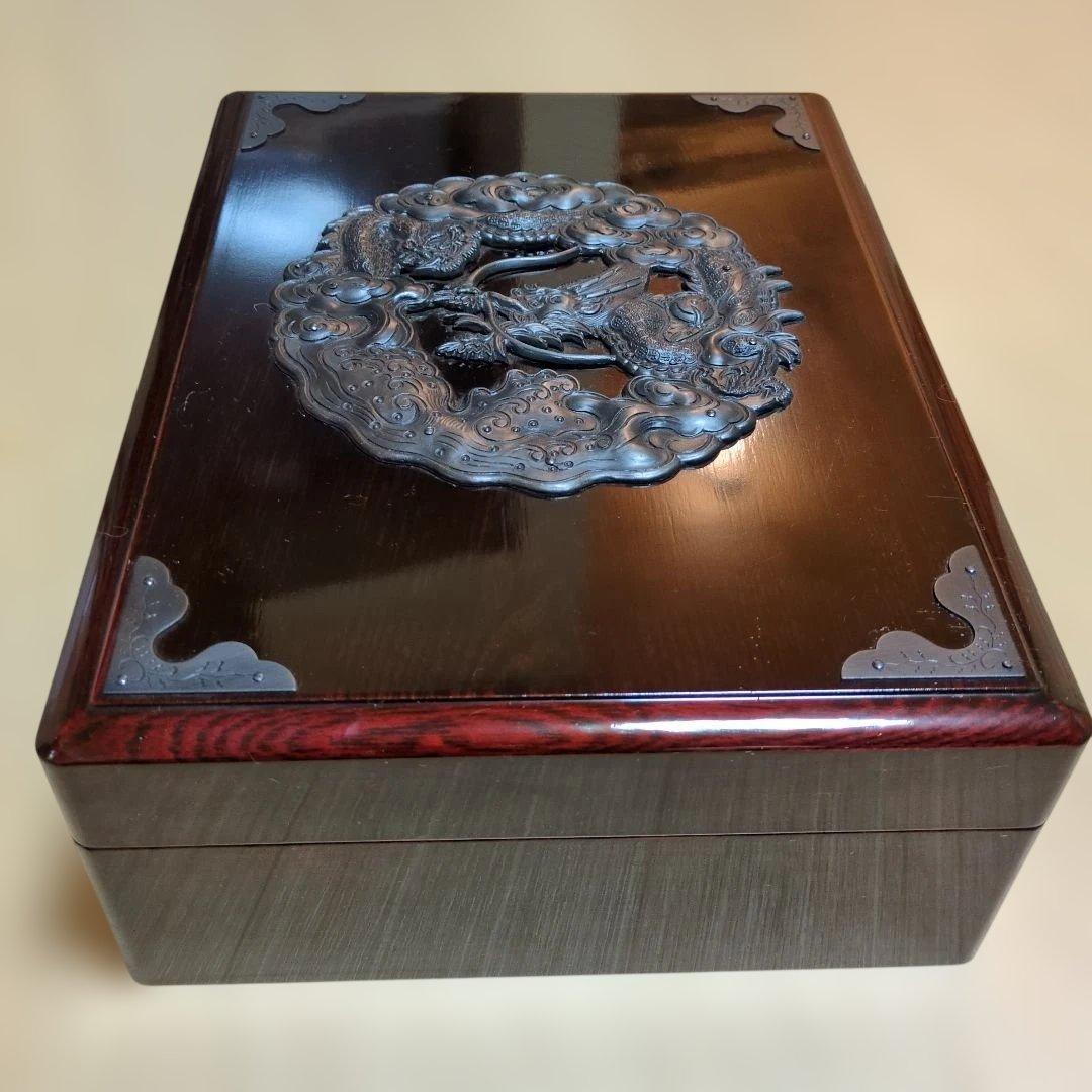 昭和レトロ 仙台箪笥 文箱 漆塗 和モダン 書類収納 伝統工芸 国産 A4