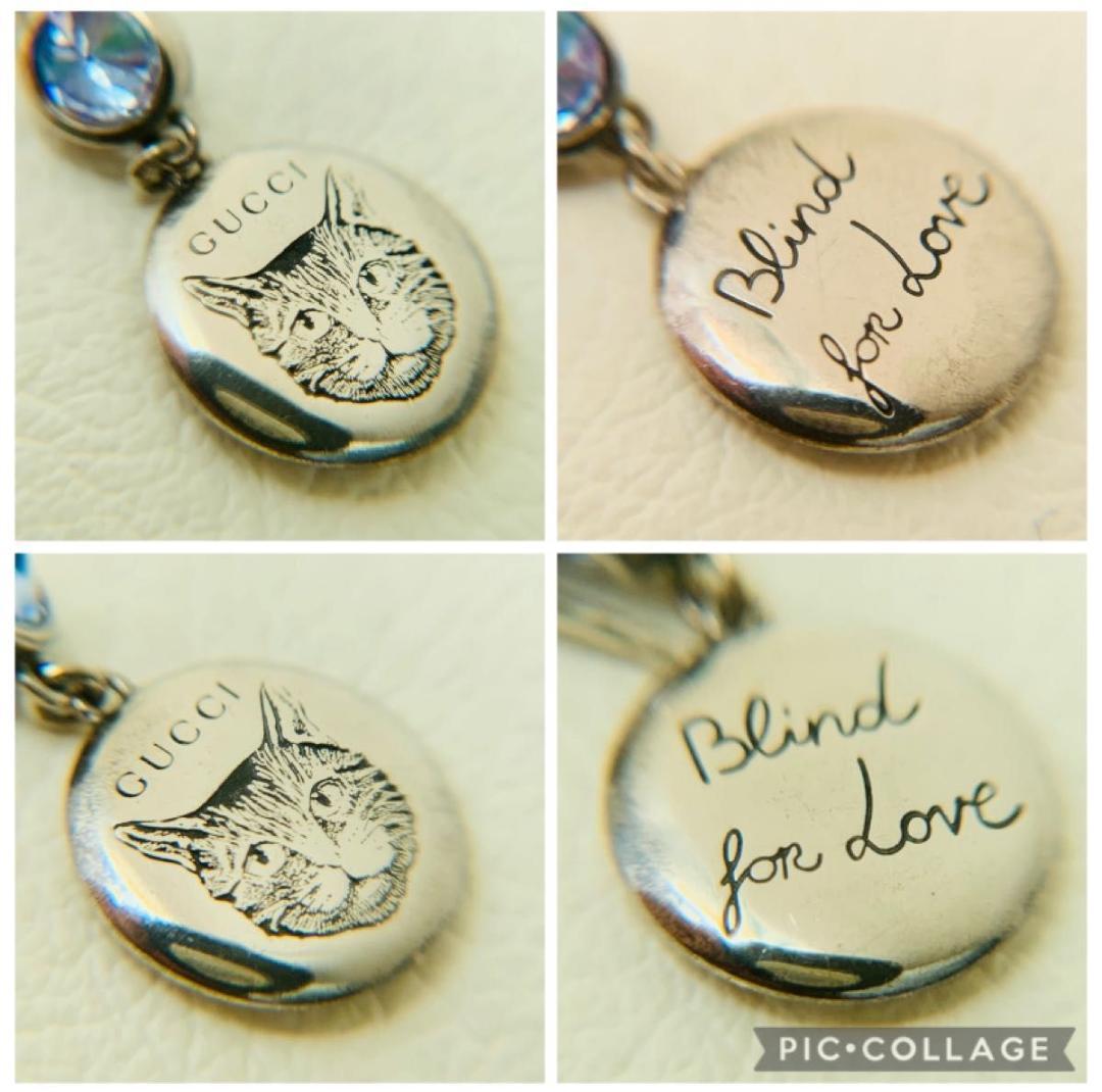 グッチ ブラインドフォー ラブ 猫 キャット ピアス 星 ラウンド