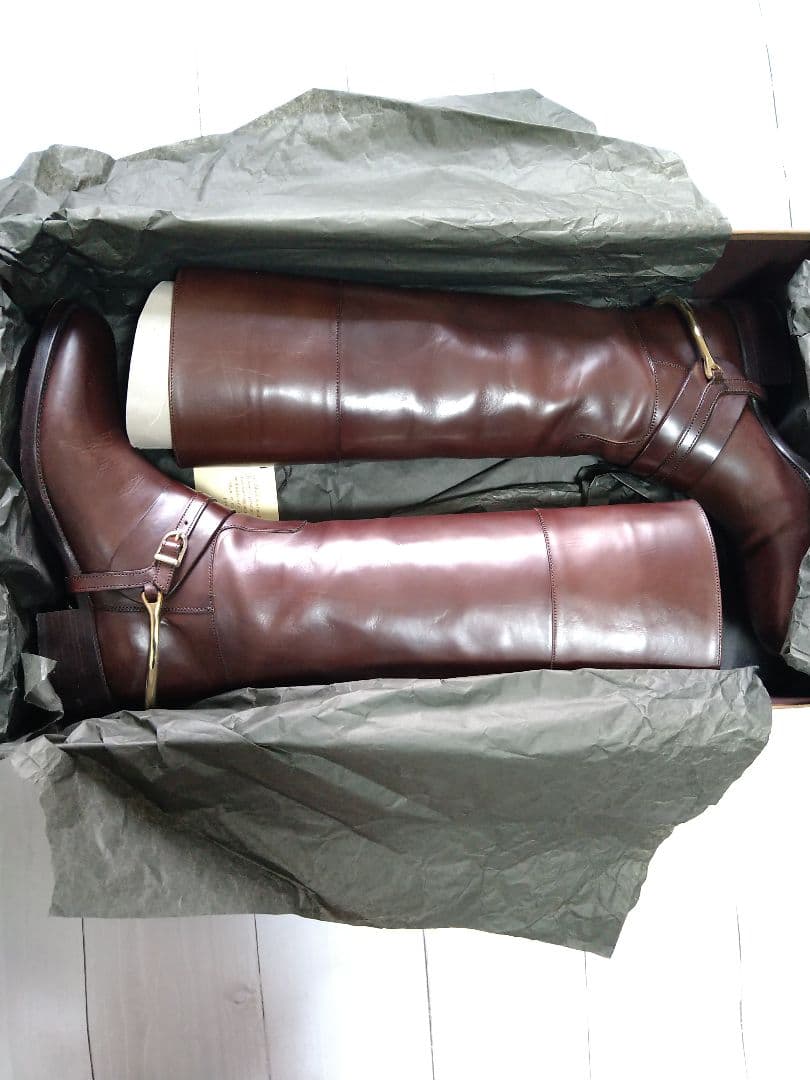 【専用です】サルトル SARTORE バックル ベルト ロングブーツ ブラウン