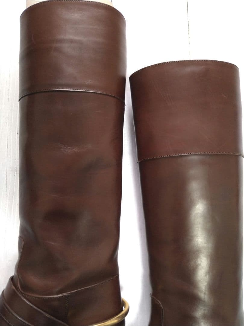 【専用です】サルトル SARTORE バックル ベルト ロングブーツ ブラウン